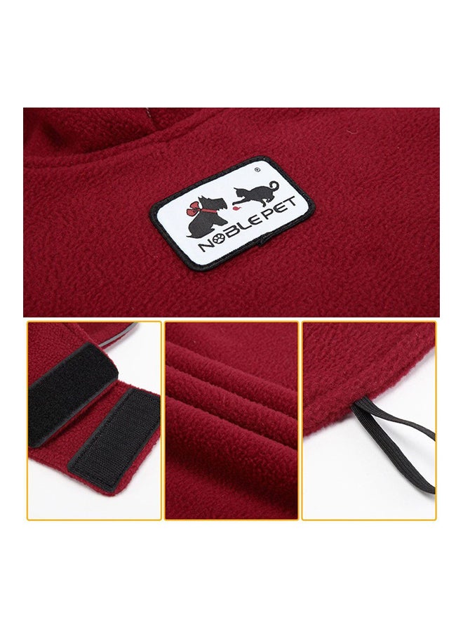 OUTAD Warm Double-Sided Polar Fleece Coat Red  - Image 4