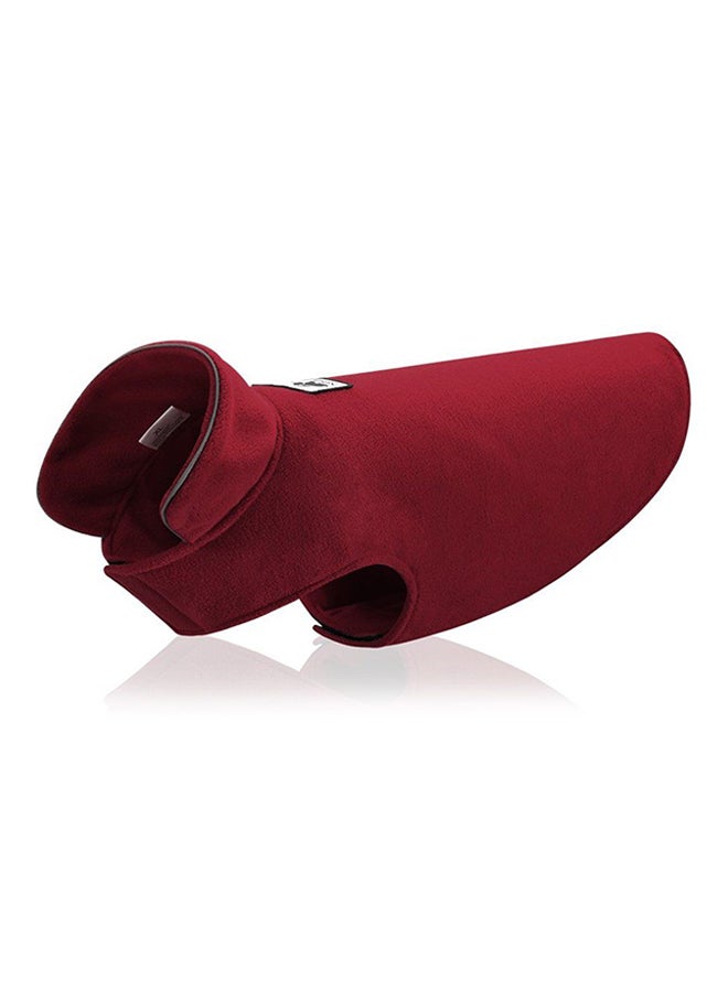 OUTAD Warm Double-Sided Polar Fleece Coat Red - Image 1