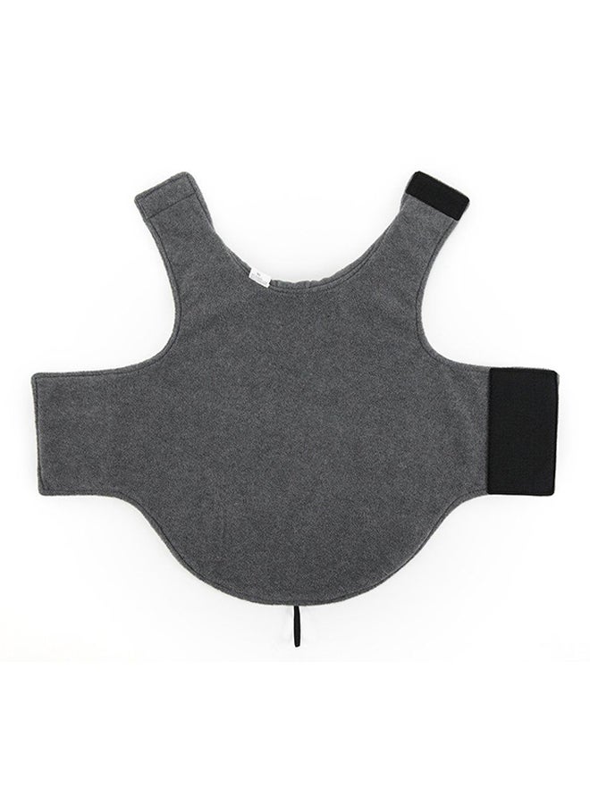 OUTAD Warm Double-Sided Polar Fleece Coat Grey  - Image 3