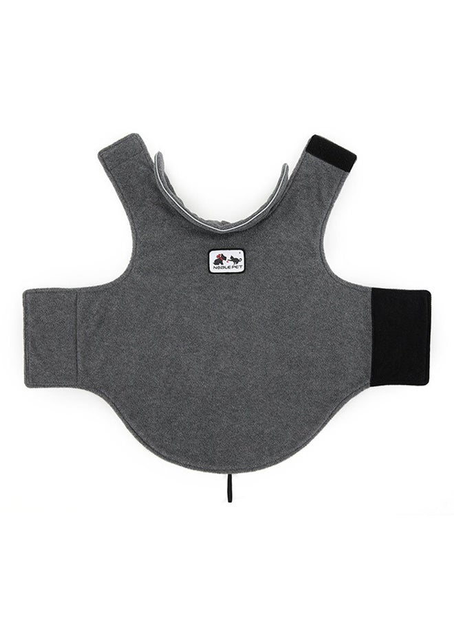 OUTAD Warm Double-Sided Polar Fleece Coat Grey  - Image 2