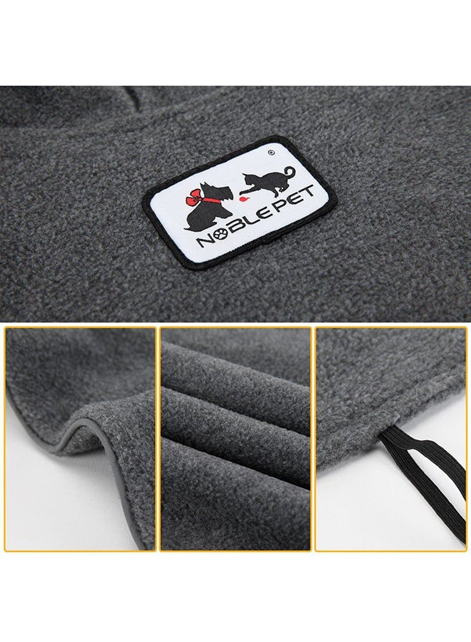 OUTAD Warm Double-Sided Polar Fleece Coat Grey  - Image 4