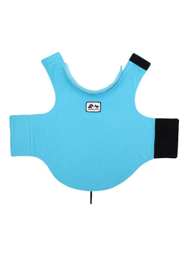 أوتاد معطف من الصوف القطبي يمكن ارتداؤه على الوجهين يوفر الدفء أزرق سماوي - Image 2