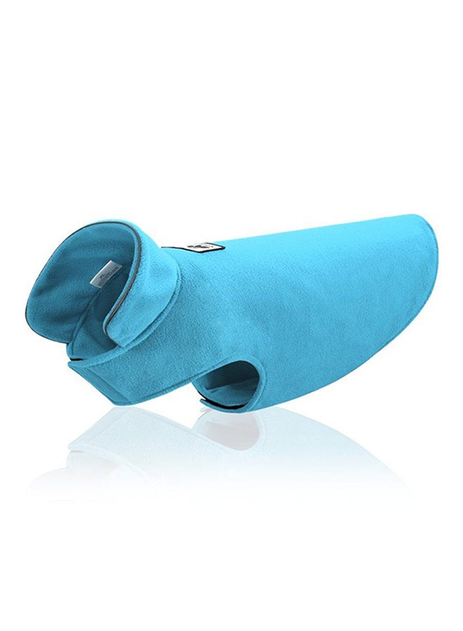 أوتاد معطف من الصوف القطبي يمكن ارتداؤه على الوجهين يوفر الدفء أزرق سماوي - Image 1