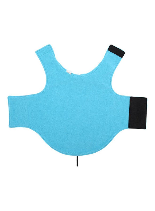 أوتاد معطف من الصوف القطبي يمكن ارتداؤه على الوجهين يوفر الدفء أزرق سماوي - Image 3