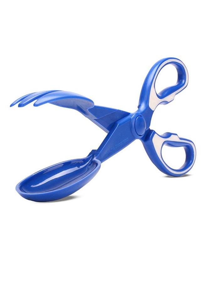 OUTAD Scissors Shape Long Handle Pooper Scooper Blue - Image 1