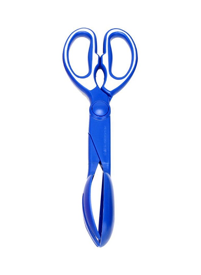 OUTAD Scissors Shape Long Handle Pooper Scooper Blue - Image 3