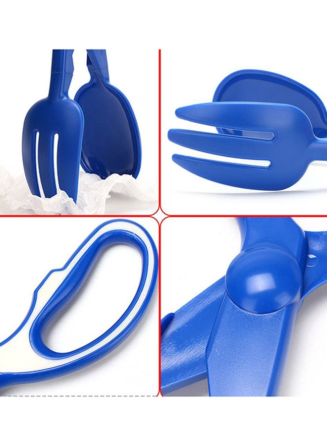OUTAD Scissors Shape Long Handle Pooper Scooper Blue - Image 5
