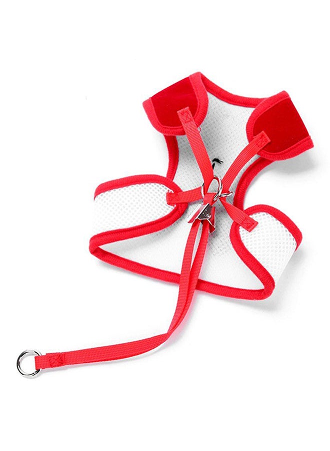 OUTAD Traction Rope Evening Vest Dress With Bow Tie Black/Red Syard  - Image 3