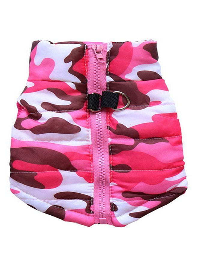 OUTAD Waterproof Vest Coat With Zipper Pink Camouflage Syard  - Image 1