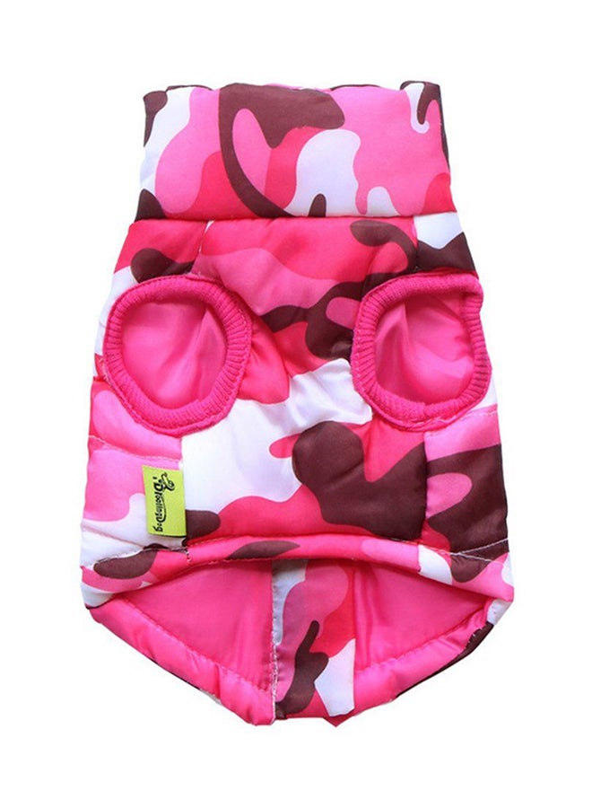 OUTAD Waterproof Vest Coat With Zipper Pink Camouflage Syard  - Image 2