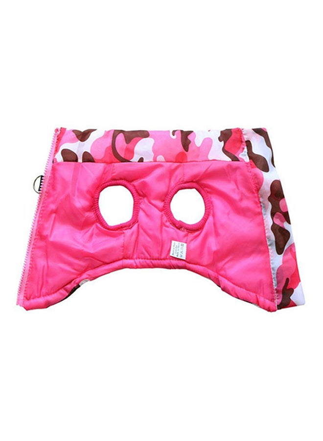 OUTAD Waterproof Vest Coat With Zipper Pink Camouflage Syard  - Image 3