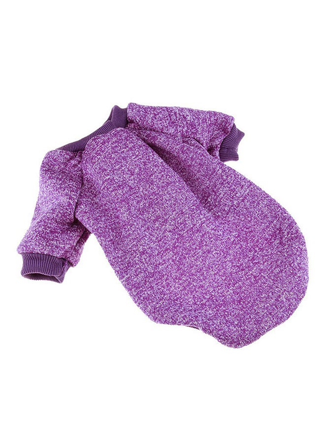 أوتاد سترة شتاء عملية مع غطاء رأس بطول قدمين أرجواني XLياردة - Image 1