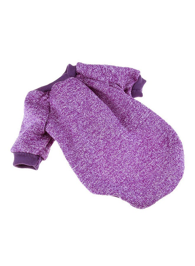 OUTAD 2-Feet Casual Winter Sweater With Hoodie Purple XXLyard  - Image 1