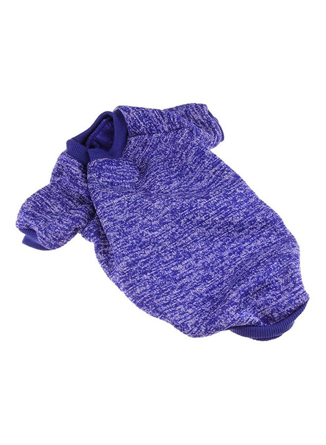 أوتاد سترة شتاء عملية مع غطاء رأس بطول قدمين أزرق داكن XLياردة - Image 1