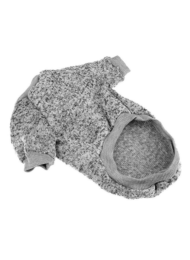 أوتاد سترة شتاء عملية مع غطاء رأس بطول قدمين رمادي XSياردة - Image 2