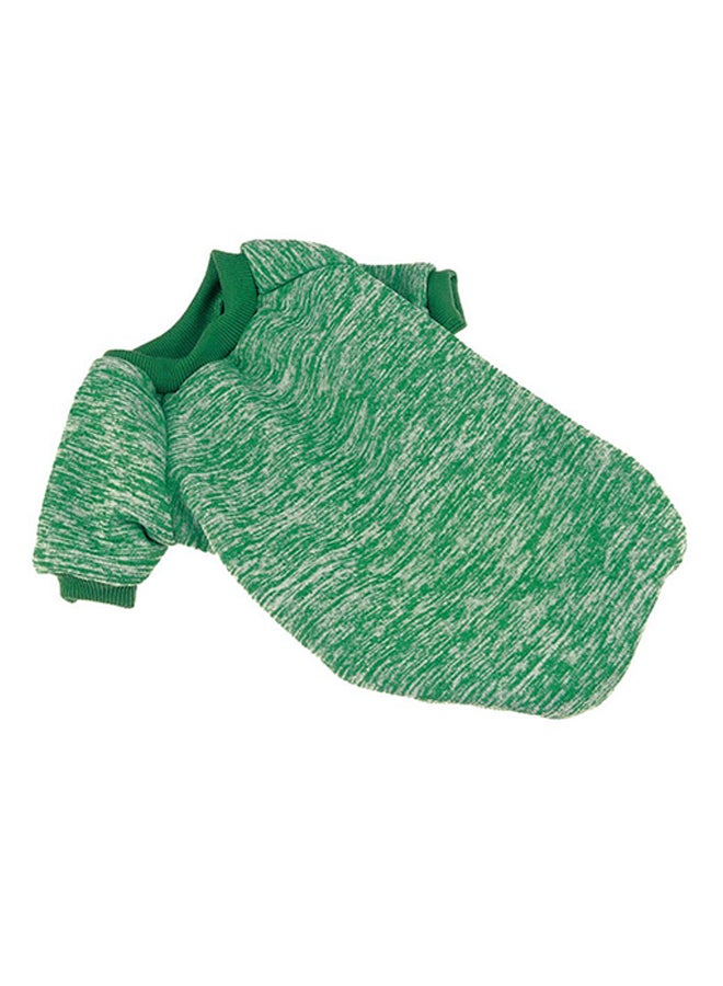 OUTAD 2-Feet Casual Winter Sweater With Hoodie Green Largeyard  - Image 1