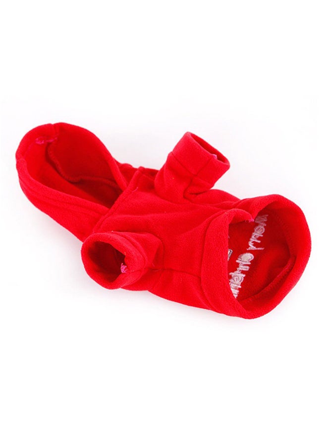 OUTAD Christmas Winter Autumn Coat With Hoodie Red - Image 2