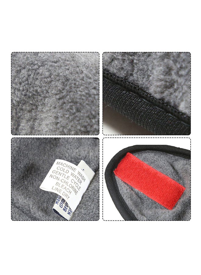 OUTAD Winter Coat With Reflective Belt Navy Blue Lyard - Image 2