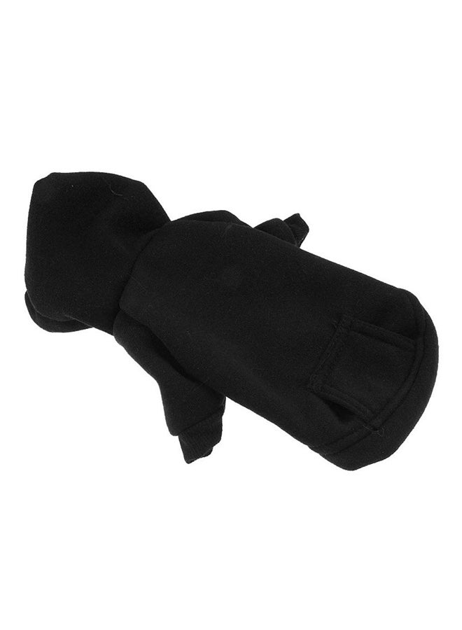 OUTAD Winter Soft Coat With Hoodie Black S - Image 2