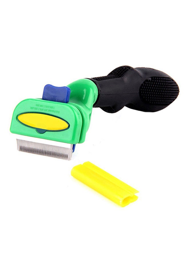OUTAD Long And Short Hair Grooming Brush Tool Green/Black Smallyard - Image 1