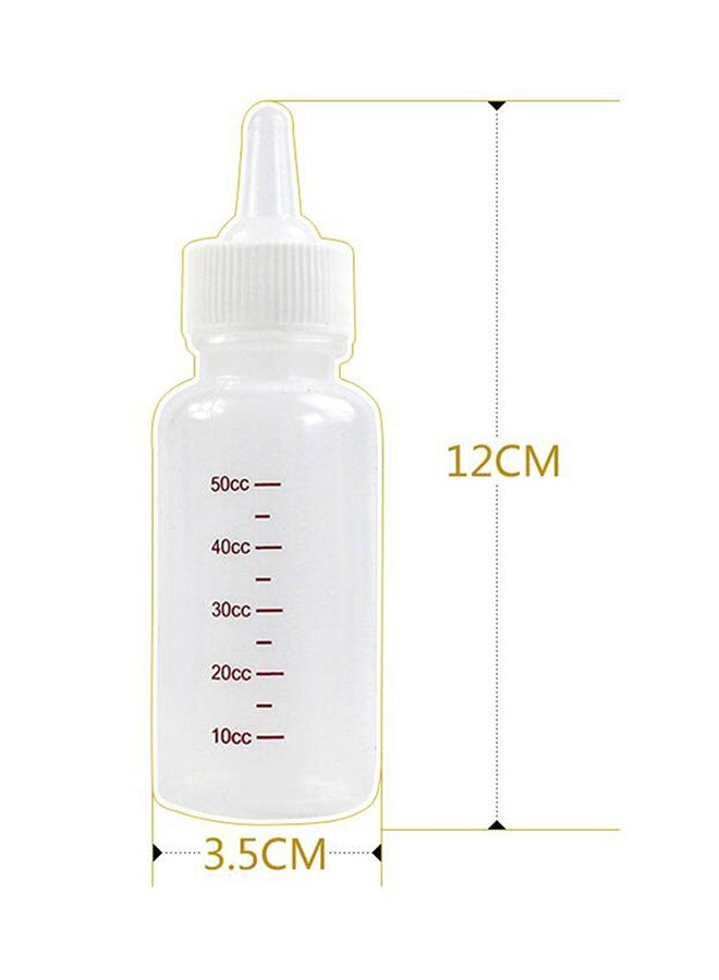 OUTAD Travel Feeding And Drinking Water Bottle Transparent 50ml - Image 2