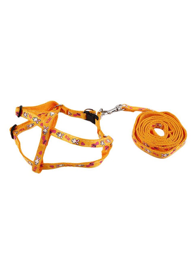 OUTAD Lead Leash With Clip Yellow 120centimeter - Image 2