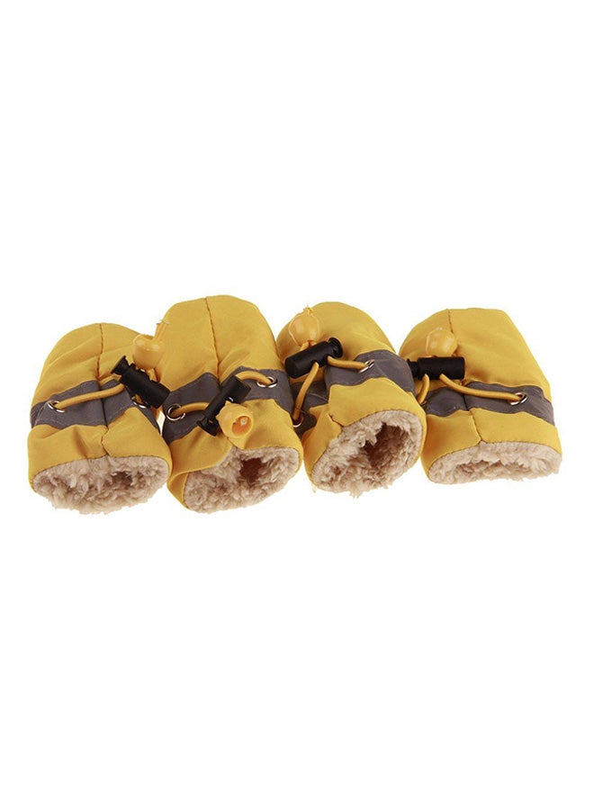 OUTAD Anti-Skid Waterproof Pre Walkers Shoes Yellow - Image 1