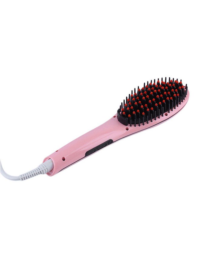 2-In-1 Auto Electric Hair Straightener Pink - Image 2