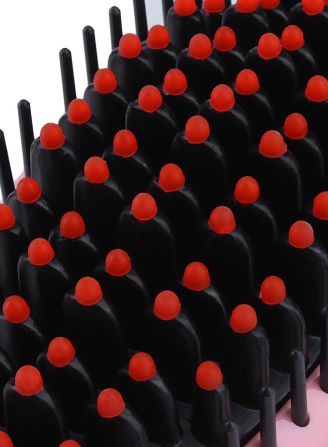 2-In-1 Auto Electric Hair Straightener Pink - Image 3