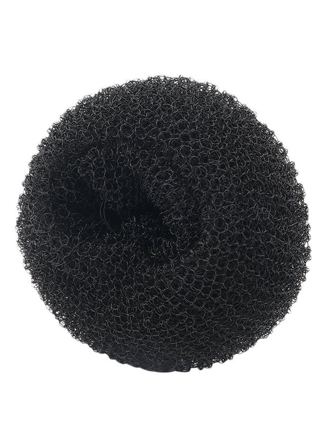 Donut Shape Sponge Hair Bun Maker Black - Image 2