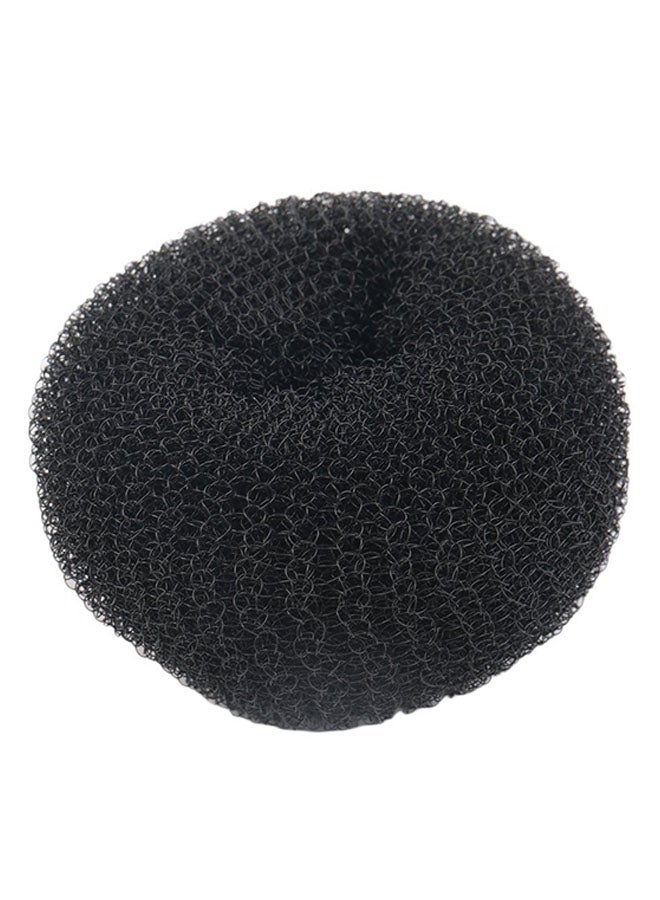 Donut Shape Sponge Hair Bun Maker Black - Image 4