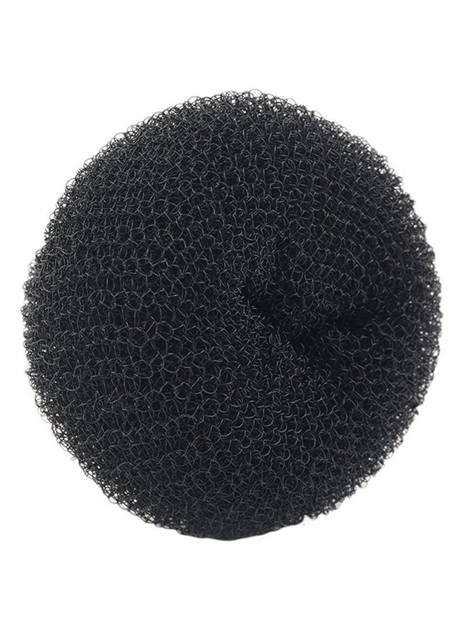 Donut Shape Sponge Hair Bun Maker Black - Image 3