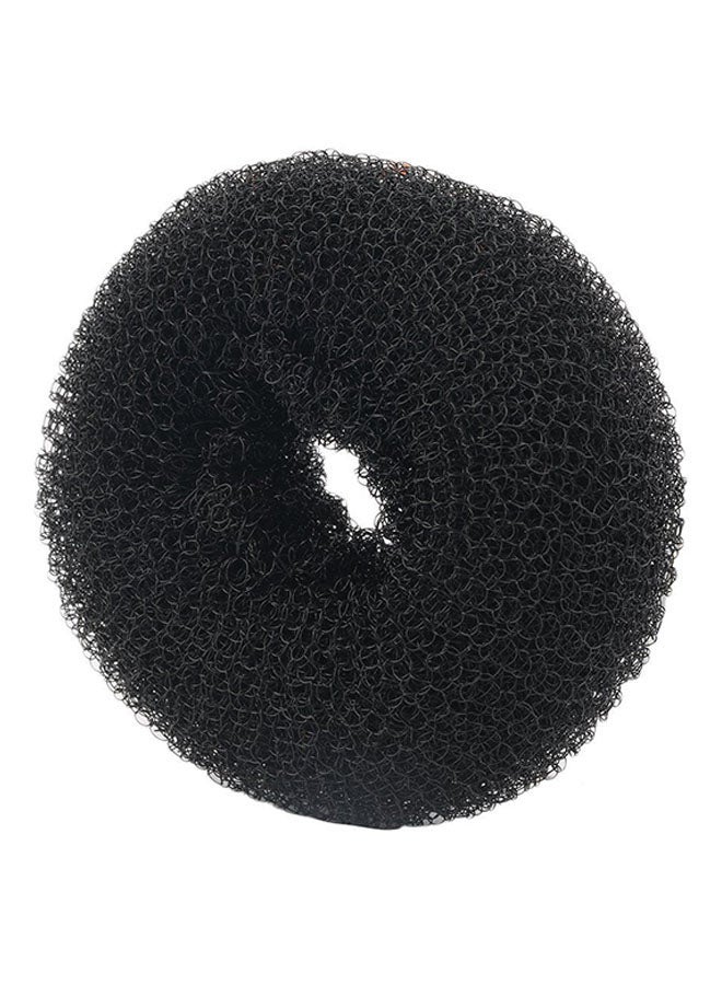Generic - Donut Shape Sponge Hair Bun Maker Black - Image 1