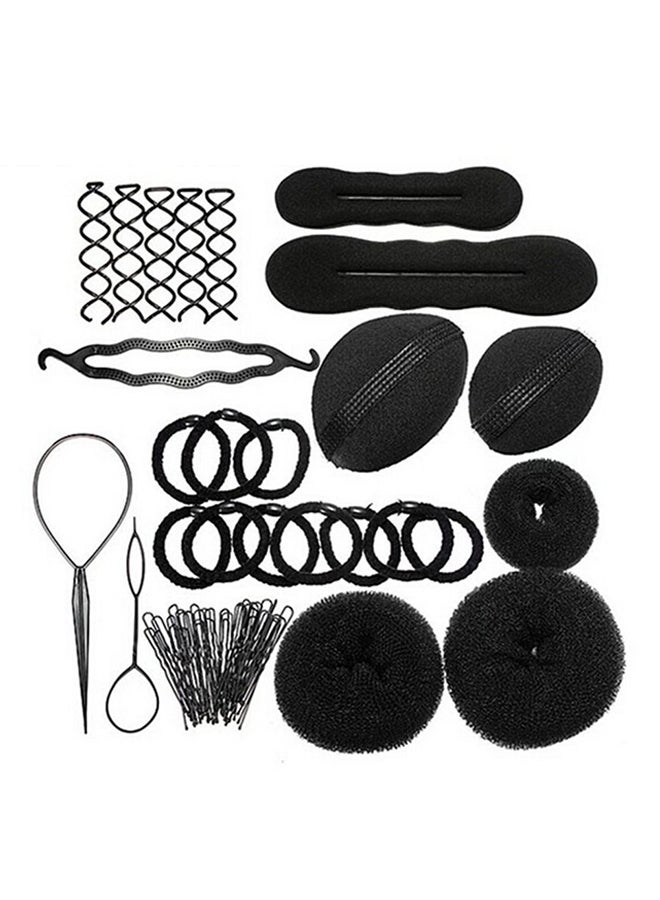 Magic Braid Hair Twist Styling Clip & Stick Set Black - v1518188546/N13242090A_2