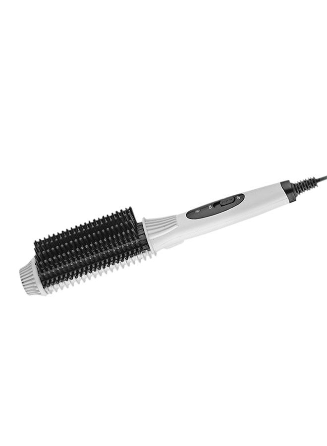 Generic 2-In-1 Auto Electric Hair Comb Curler And Straightener White 5.5inch  - Image 2