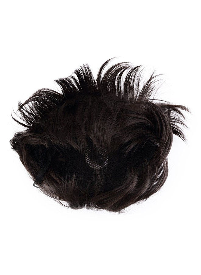 Short Straight Hair Full Cosplay Wig Dark Brown - Image 3