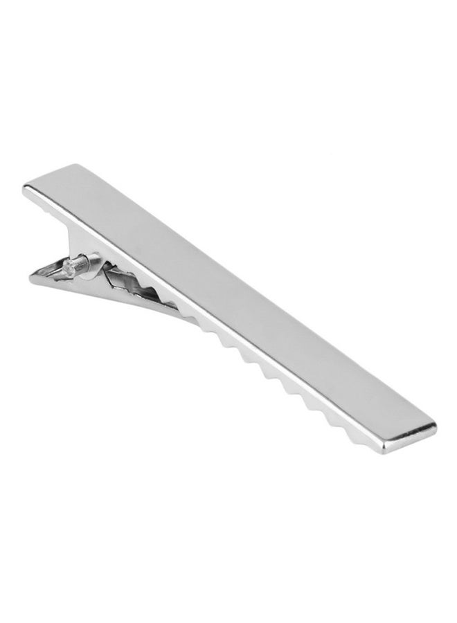 20-Piece Crocodile Teeth Hair Clips Silver 55 x 7mm - Image 4