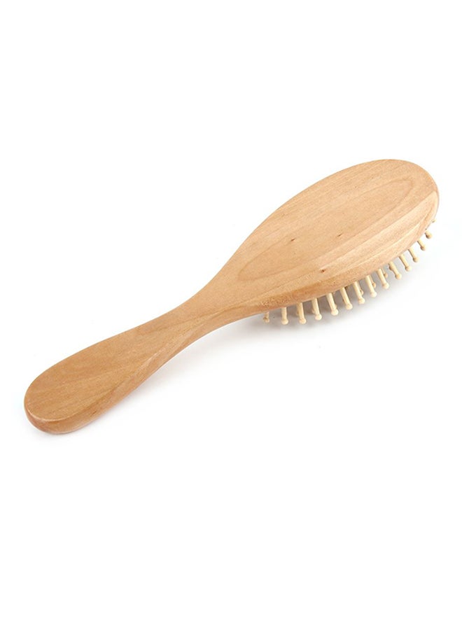Generic Wooden Bamboo Needle Air Bag Massager Brush Beige/Black - Image 3