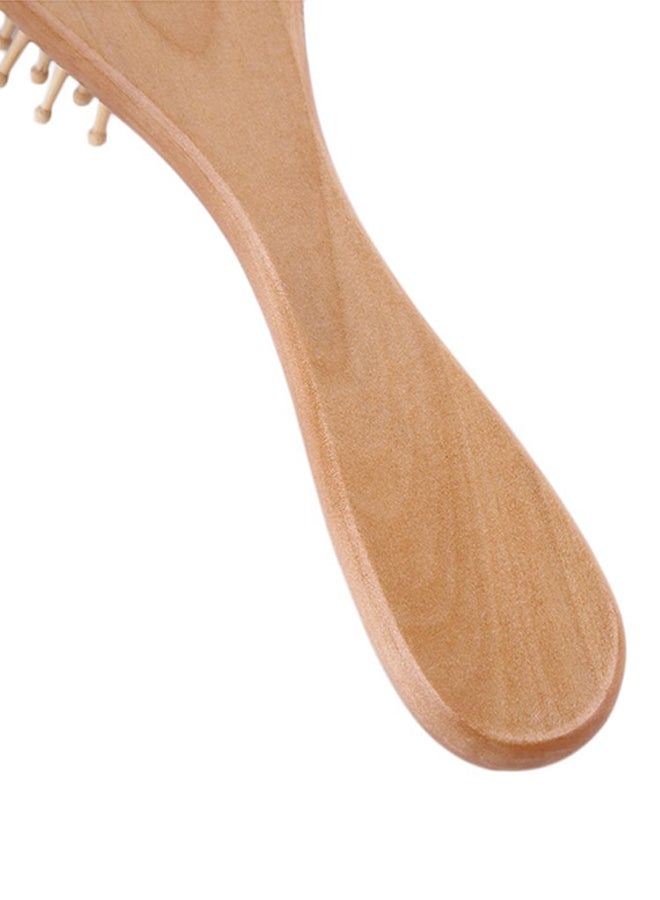 Generic Wooden Bamboo Needle Air Bag Massager Brush Beige/Black - Image 5