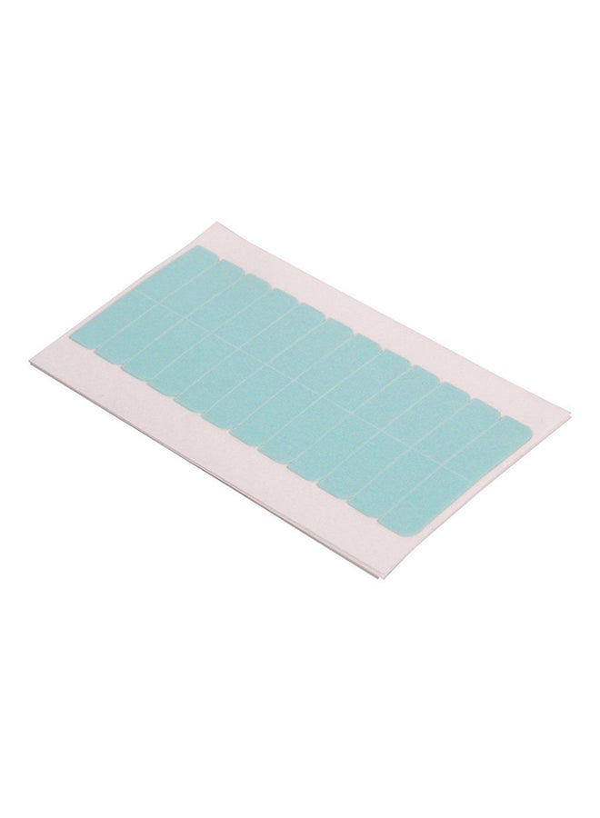 Generic - 5-Piece Waterproof Double Sided Hair Extension Adhesive Tape Blue 0.8 X 4cm - Image 1