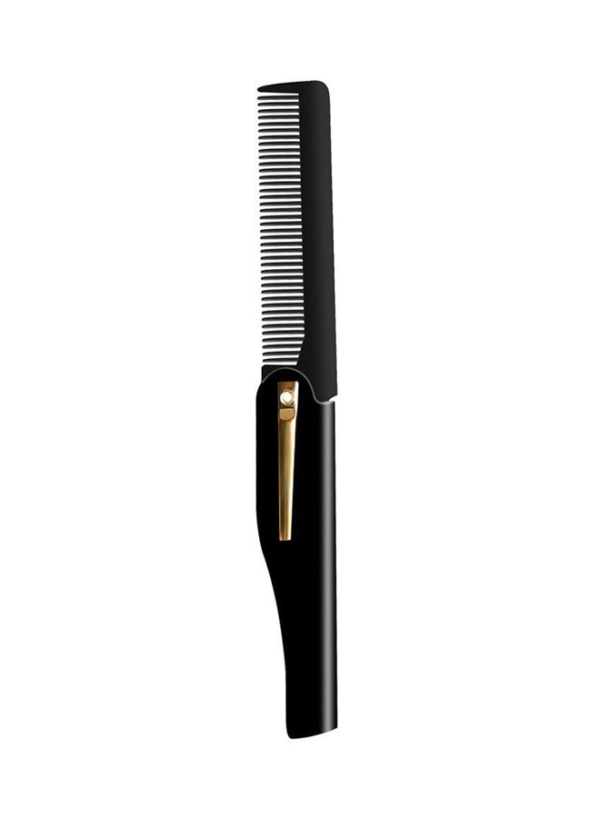 Generic Handmade Folding Hair Clip Comb Black  - Image 2