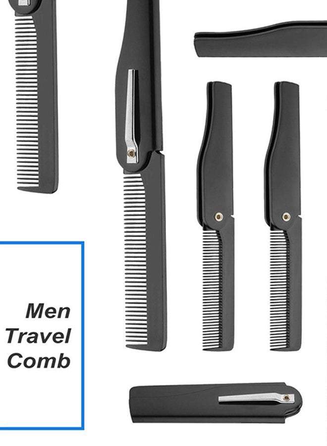 Generic Handmade Folding Hair Clip Comb Black  - Image 5