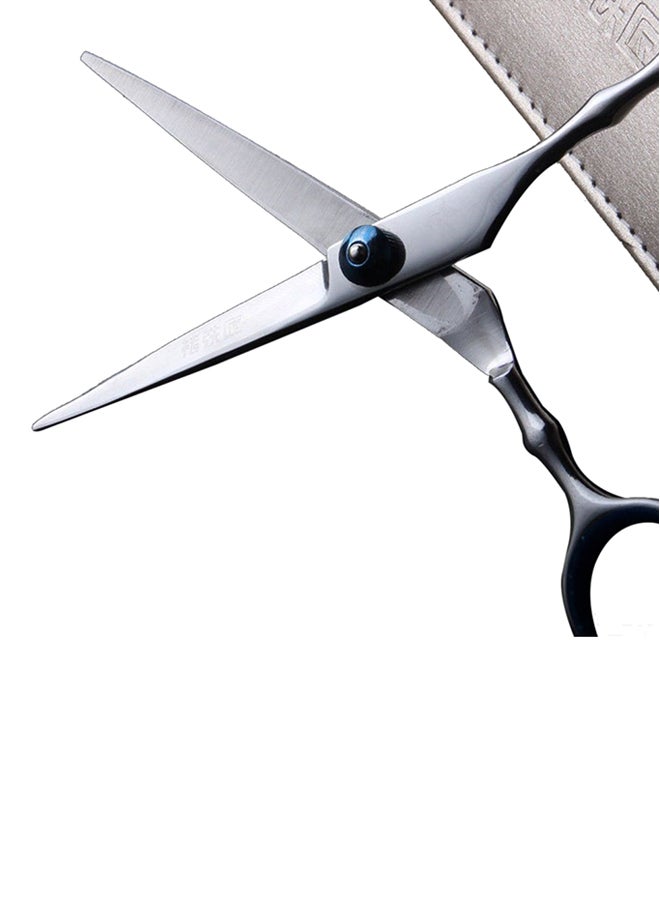 SMITH CHU - Flat Teeth Blade Scissor Set Silver/Blue - Image 1