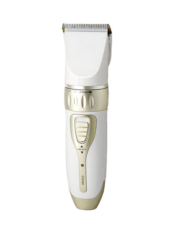 Electric Hair Trimmer Tool White/Black/Gold 18.5 x 4.5cm - Image 2