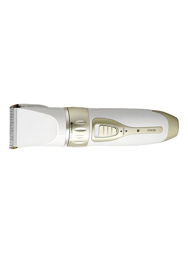 Electric Hair Trimmer Tool White/Black/Gold 18.5 x 4.5cm - Image 4