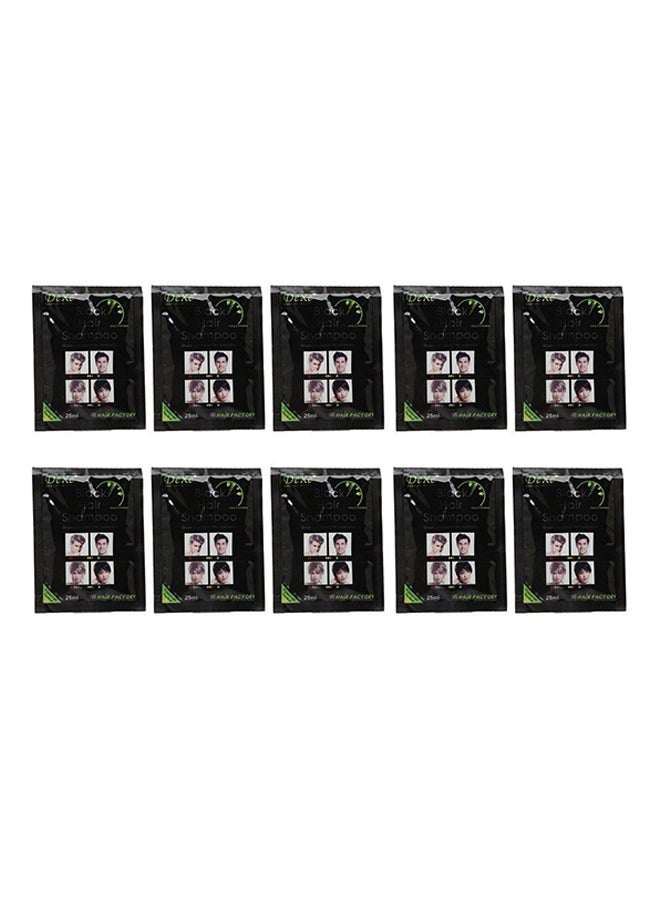 Dexe 10-Piece Black Hair Shampoo 25ml - Image 1