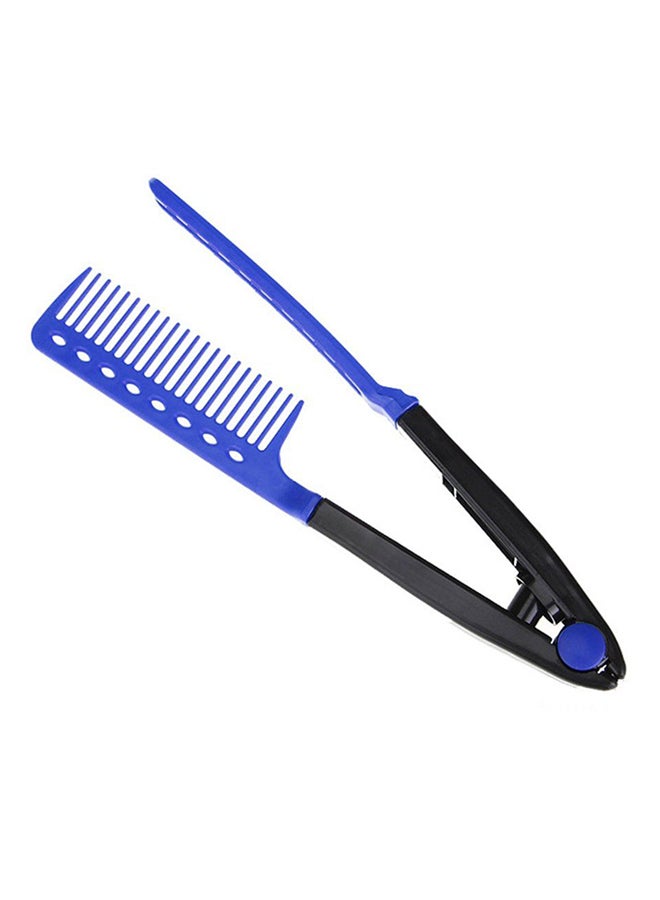Generic Folding DIY V-Shape Hair Styling Comb Blue - Image 2