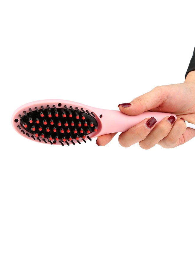 Portable Electric Fast Hair Straightener Brush - Image 2