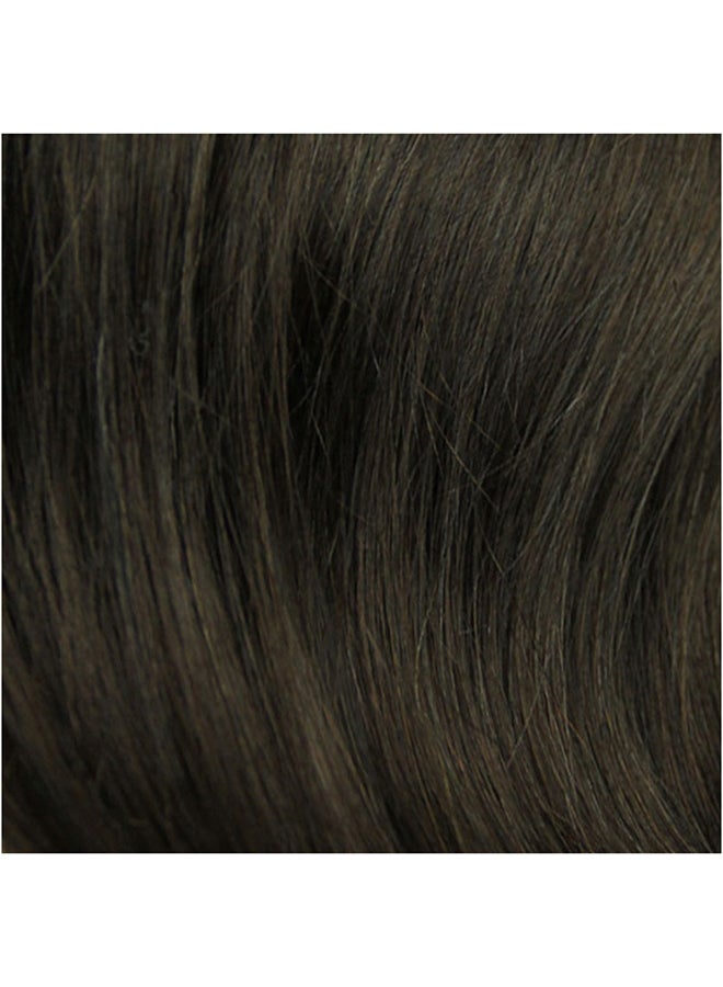 Generic - 8-Piece Full Head Real Remy Human Hair Extension Black - Image 1
