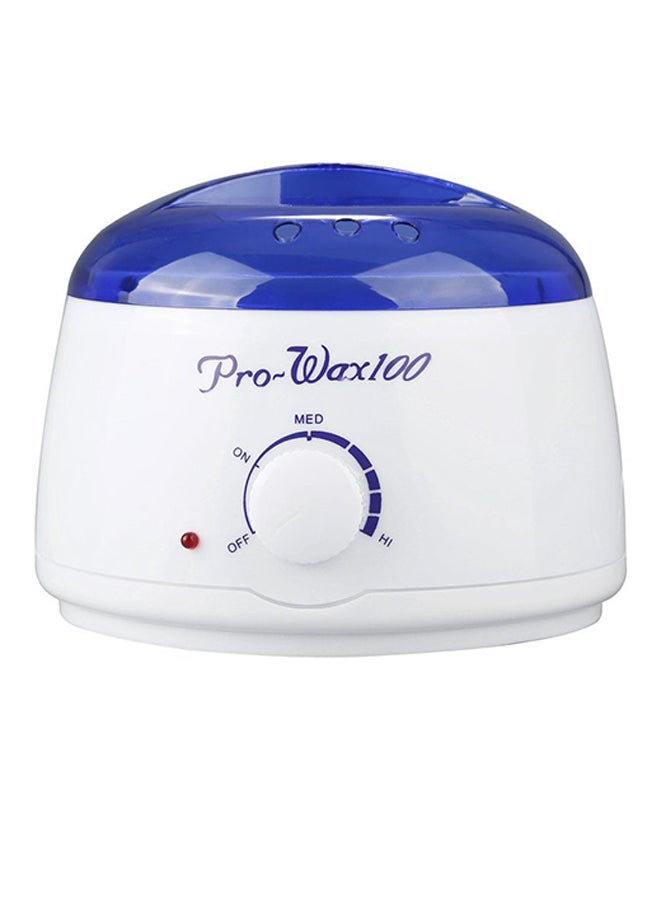 Hair Removal Kit With Wax Melting Pot Blue/White - Image 2